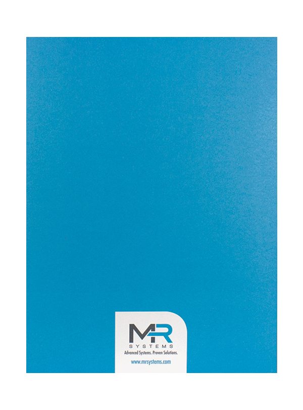 MR Systems Custom Folder with Logo (Back View)