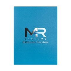 MR Systems Die-Cut Pocket Folder (Front View)