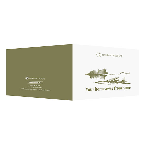 Your Home Away From Home Folder Template (Front and Back View)