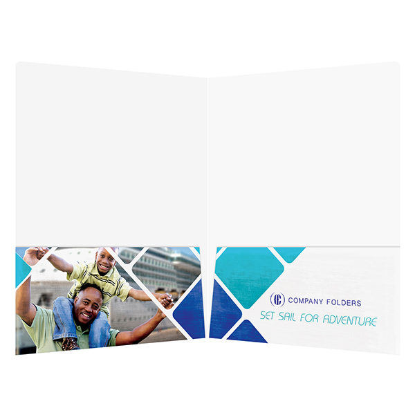 Cruise Ship Adventure Presentation Folder Template (Inside View)