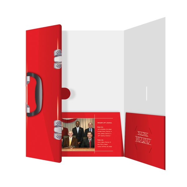 City of Midland Toolbox Presentation Folder (Front Open View)