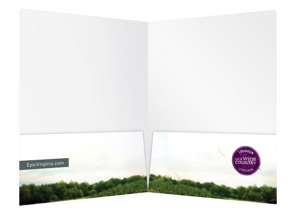 Epicuriance Virginia Wine Festival Folder (Inside View)