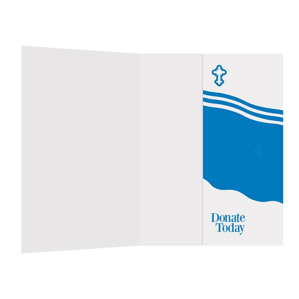 Mother Teresa Charity Presentation Folder Template (Inside View)