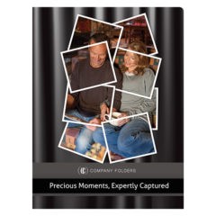 Captured Moments Photography Presentation Folder Template (Front View)