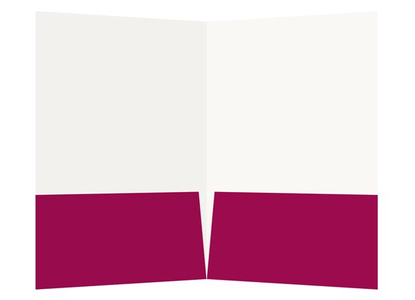 Magenta Lutheran Church Visitor Folder Template (Inside View)