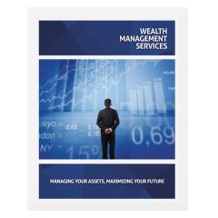 Wealth Management Services Presentation Folder Template (Front View)