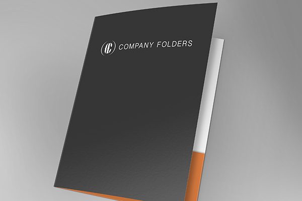 Front and Back Folder Mockup PSD Template