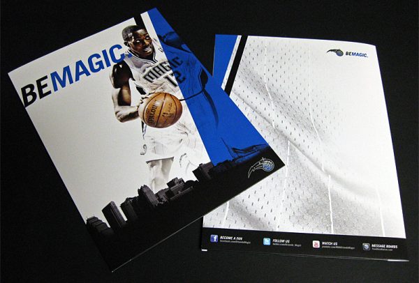 Orlando Magic Pocket Folder (Front and Back View)