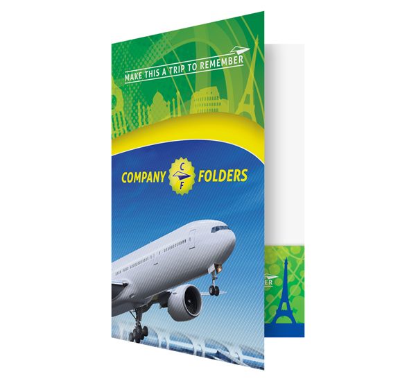 Trip to Remember Travel Pocket Folder Design Template