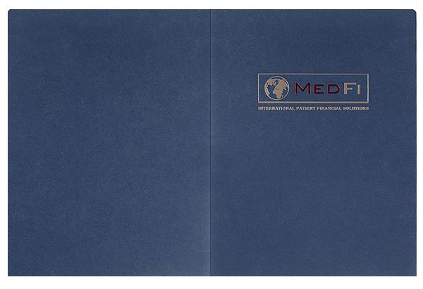 MedFi International Pocket Folder (Front and Back Flat View)