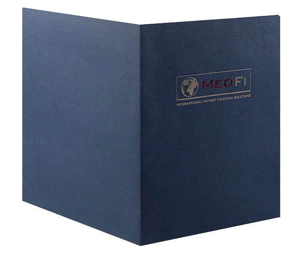 MedFi International Pocket Folder (Front and Back View)