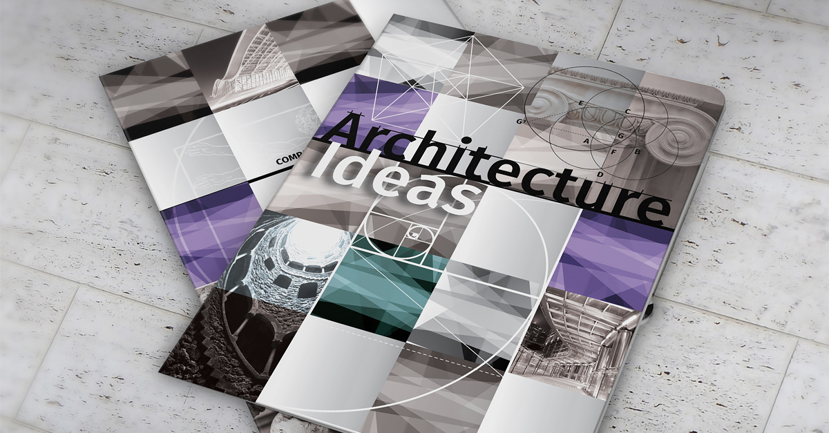 Architecture Ideas Pocket Folder Design Template