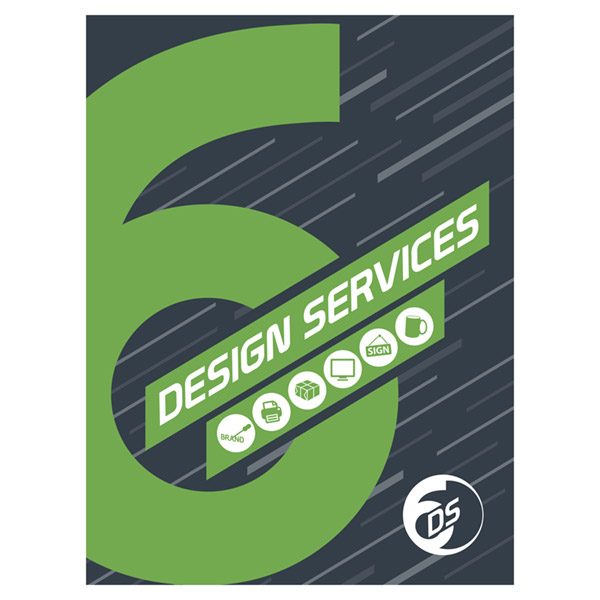 Six Design Services Folder Template (Front View)