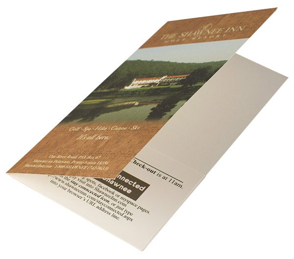 Shawnee Inn & Golf Resort Key Card Folder (Front Open View)