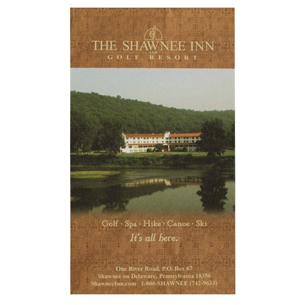 Shawnee Inn & Golf Resort Key Card Folder (Front View)