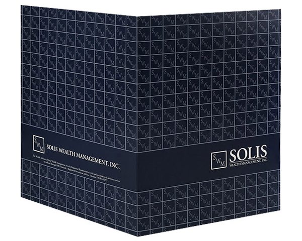 Solis Wealth Management, Inc. Pocket Folder (Back Open View)