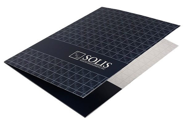 Solis Wealth Management, Inc. Pocket Folder (Front Open View)