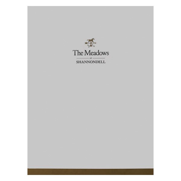 The Meadows at Shannondell Pocket Folder (Front View)