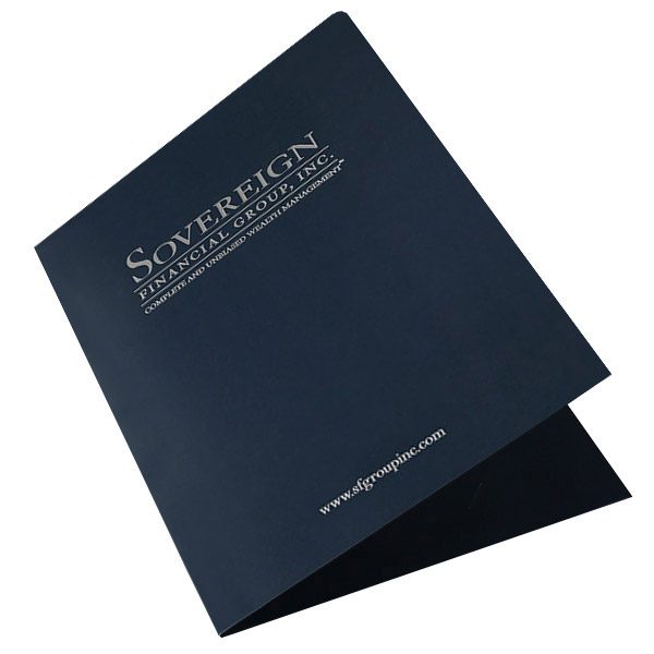 Sovereign Financial Group, Inc. Pocket Folder (Front Open View)