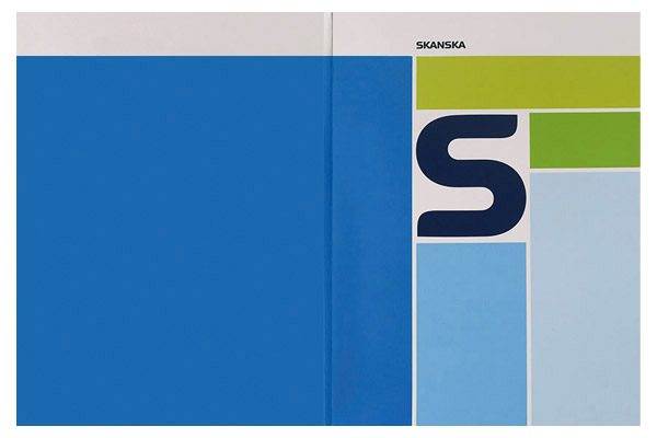 Skanska Pocket Folder (Front and Back Flat View)