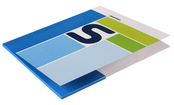 Skanska Pocket Folder (Front Open View)