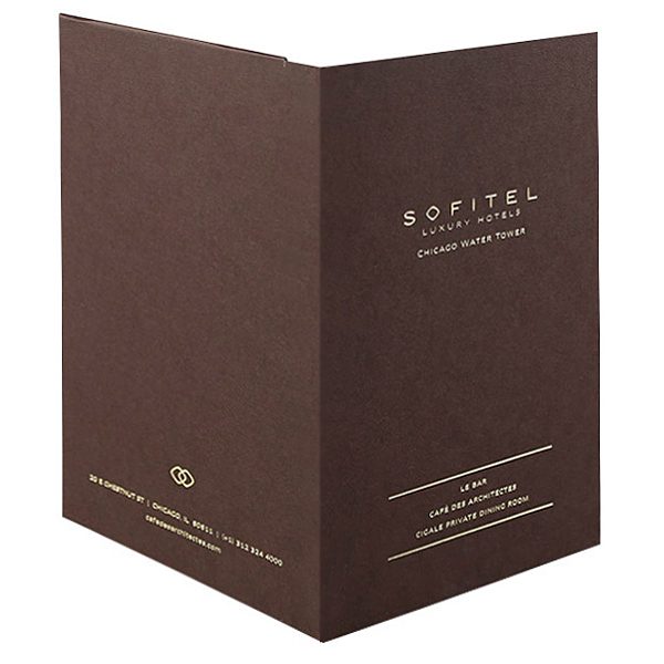 Sofitel Luxury Hotels Pocket Folder (Back Open View)