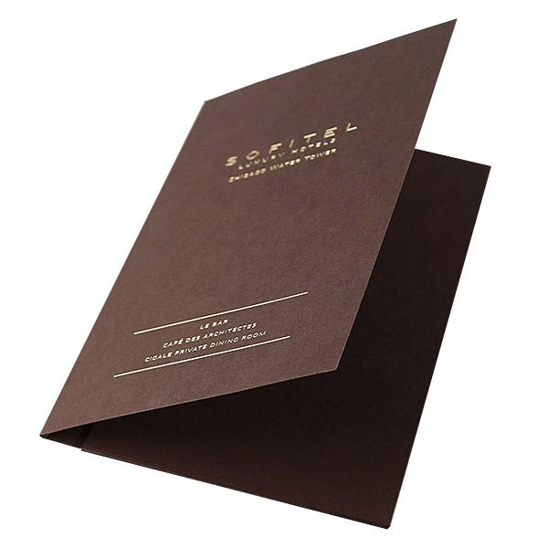 Sofitel Luxury Hotels Pocket Folder (Front Angle View)