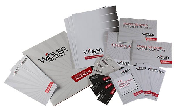 Widmer Interiors Pocket Folder & Marketing Collateral