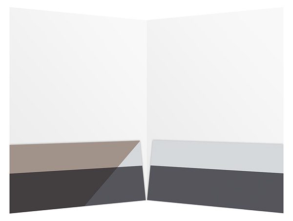 Elegant Home Real Estate Pocket Folder & Flyer Template (Inside View)