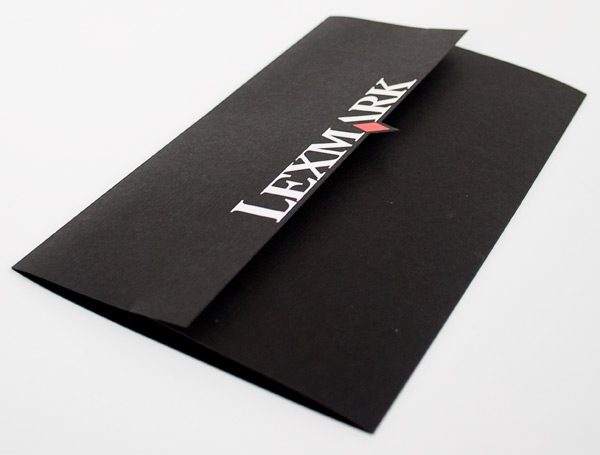 Lexmark Pocket Folder & Mailer Designs (Front Angle View)