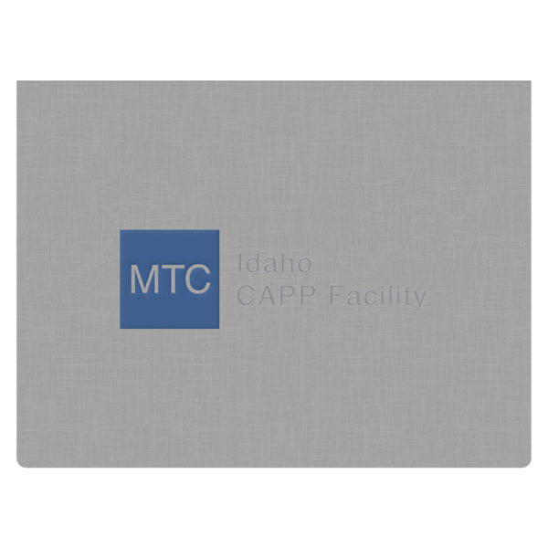Management & Training Corporation Certificate Folder (Front Cover View)