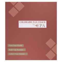Colorado Tax Coach Presentation Folder (Front Cover View)