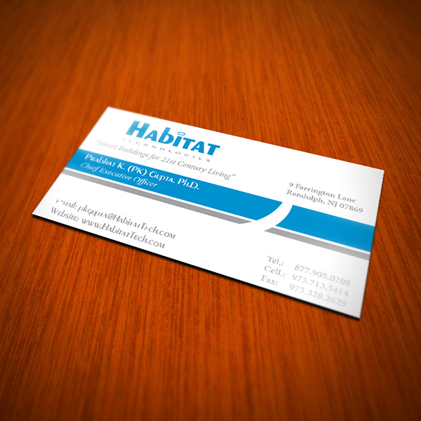 Business Card Design - Habitat