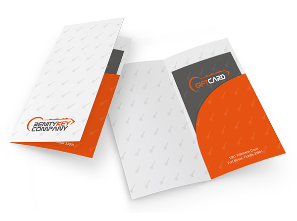 Card Folders | Custom Printed Gift & Key Card Holders