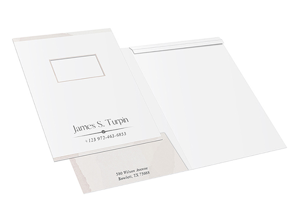 Custom Presentation Cover & Report Folder Printing