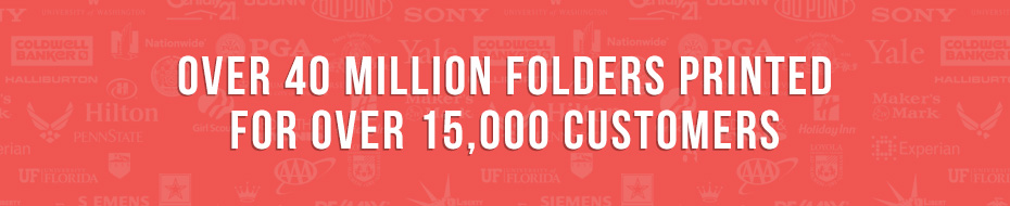 Over 40 Million products Printed for Over 15,000 customers