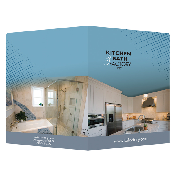 Custom Printed Original 2 Pocket Presentation Folder