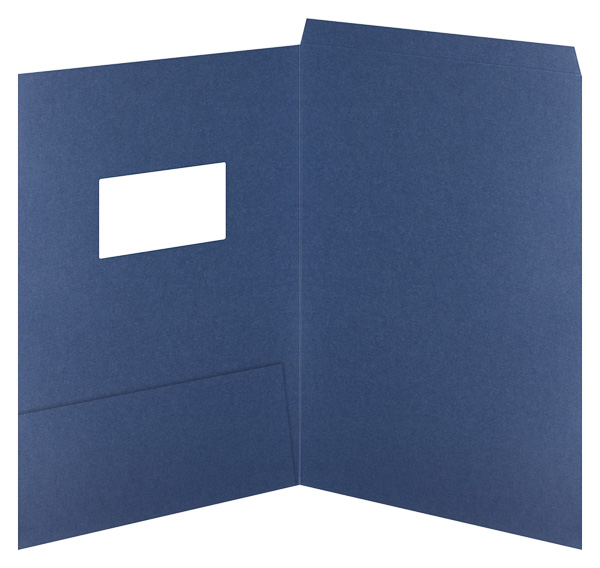 Custom Printed Fold Down Tab Left Pocket Presentation Folder