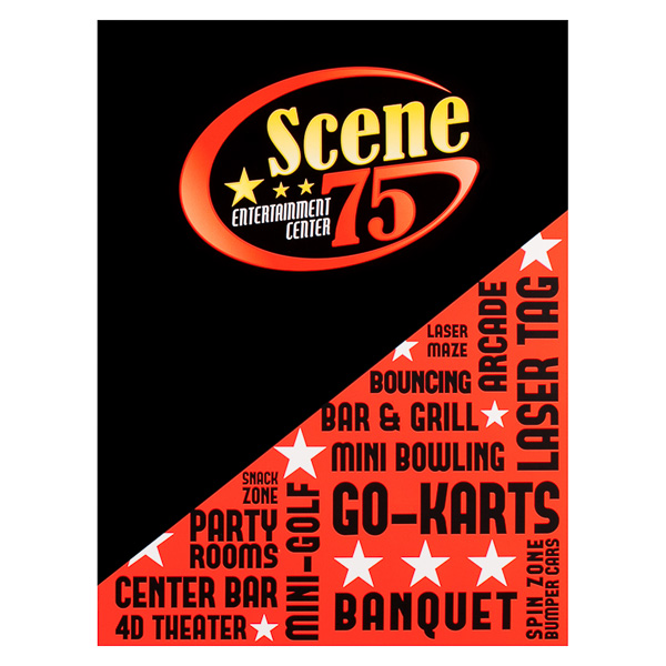 Scene75 Entertainment Center (Front View)