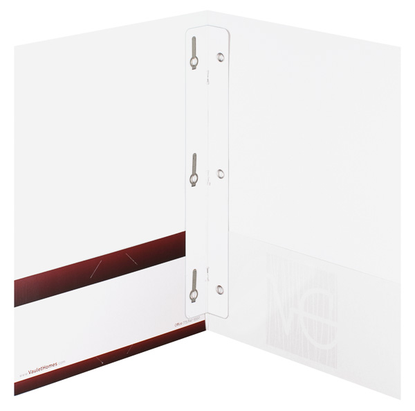 Custom Printed Square Corners Two Pocket Presentation Folder