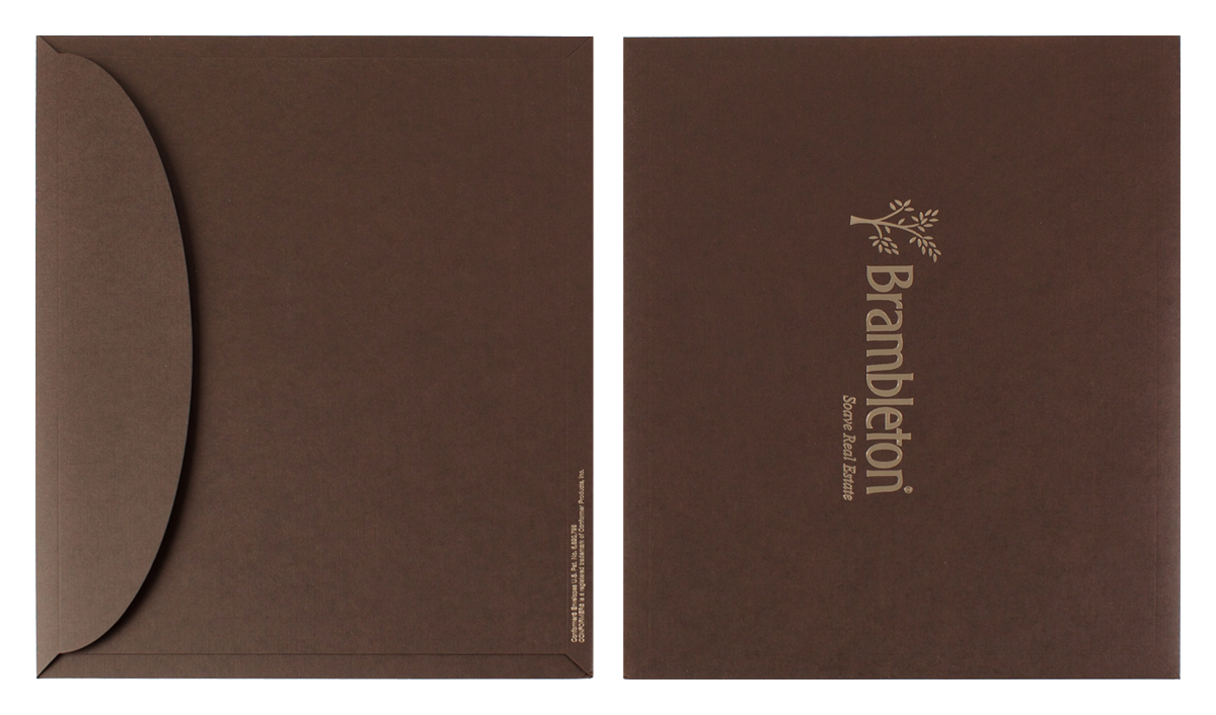 Expandable Portfolio Folder with Velcro Closure Custom Folders