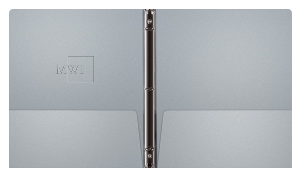 Custom Printed 3 Ring 2 Pocket Letter Size Binder