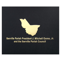 Promotional Landscape Photo Folders for Iberville Parish