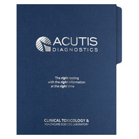 File Folders Printed for Acutis Diagnostics
