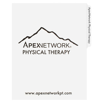 Pocket File Folders Printed for ApexNetwork Physical Therapy