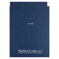 Folded Report Covers Printed for Naden / Lean LLC