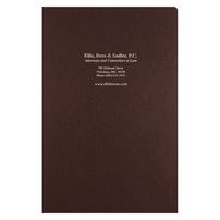 Legal Size Folders Printed for Ellis, Braddock & Dees, Ltd.