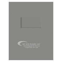 Branded Stitched Report Covers for Lev and Bunzey, LLC