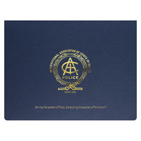 Certificate Folders Design for International Association of Chiefs of Police