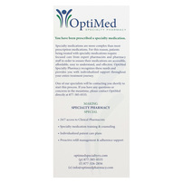Stepped Inserts Printed for OptiMed Specialty Pharmacy